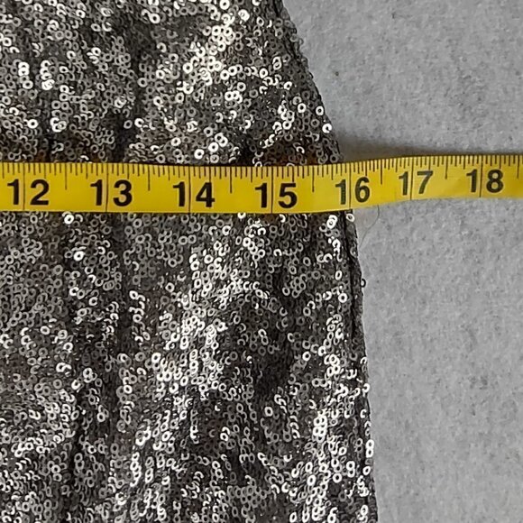 Banana Republic L’wren Scot Silver Sequin Wiggle Cocktail Dress Size 6P (NWT) - Picture 11 of 15
